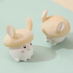 Statso Vegetable Fairy Gachapon Mushroom Bunnies Mini Figurine - Rabbit